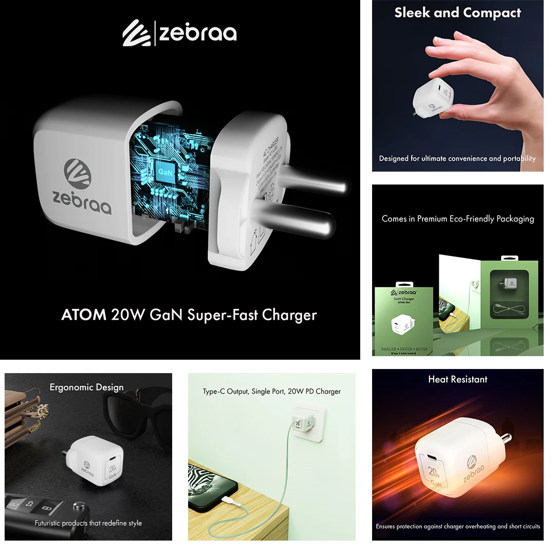 zebraa 20w charger